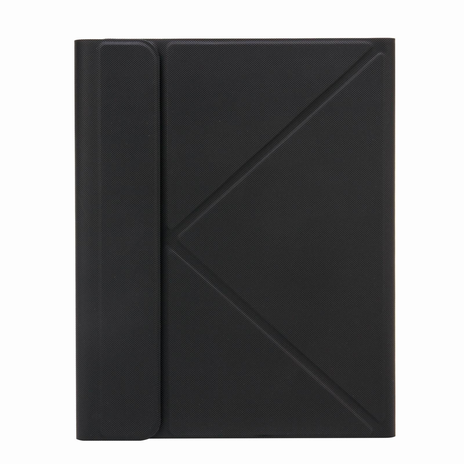 Bluetooth Keyboard Leather Case For Ipad 9.7 2018 / 2017 With Backlight & Three-Fold Holder - Black