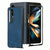 For Samsung Galaxy Z Fold4 5G Pu Back Cover - Solid Colour - Blue