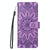 For Samsung Galaxy Z Fold4 5G Sunflower Embossed Leather Phone Case - Green