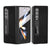 For Samsung Galaxy Z Fold4 5G Leather Phone Case With Holder - Black