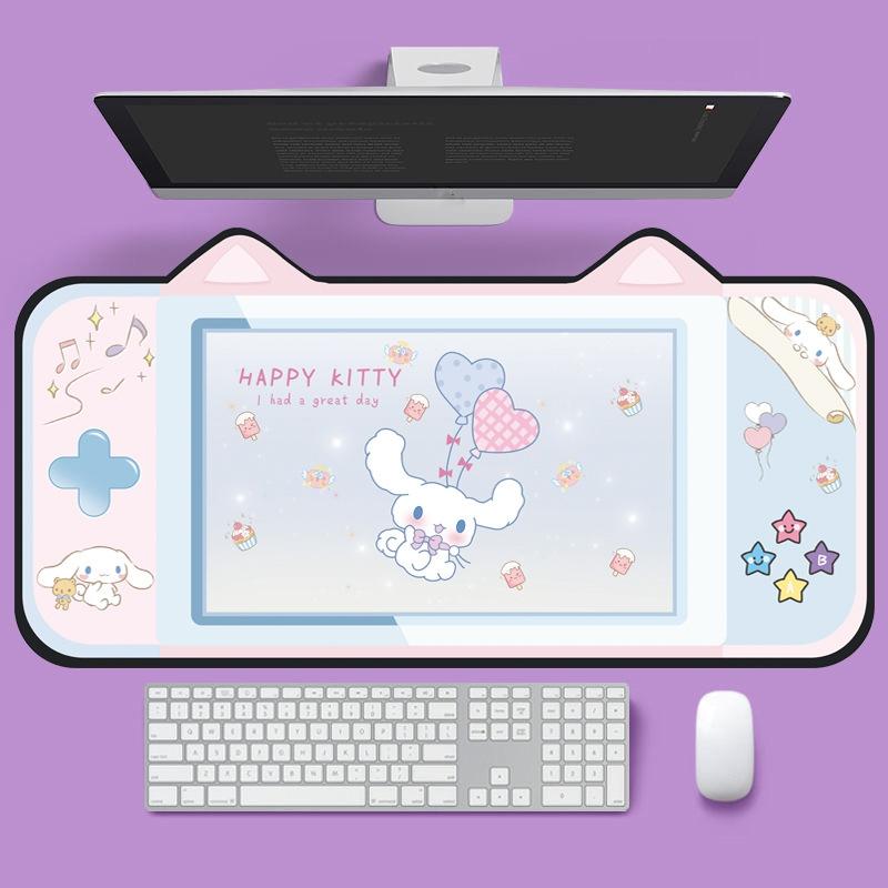 Adorable Cat Ear Desk Pad For Keyboard & Mouse - 4