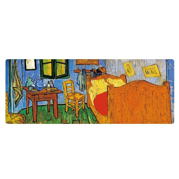 Large Desk Mouse Pad For Oil Painting - Seaside Boat