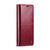For Samsung Galaxy Z Fold4 5G Premium Crazy Horse Leather Phone Case - Rose Gold