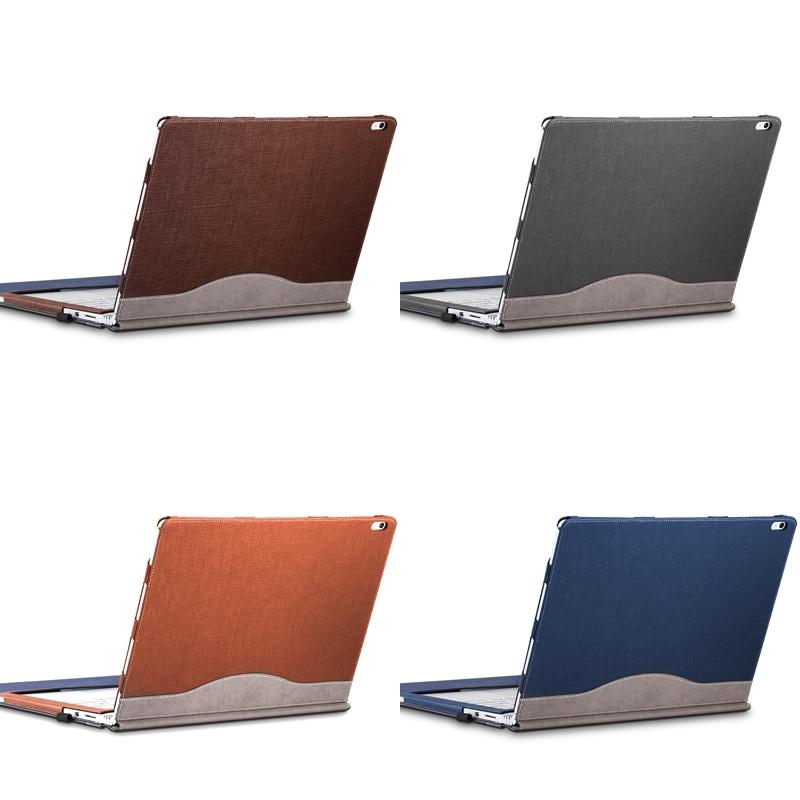 13.5 Inch Protective Sleeve for Microsoft Surface Book 2 in Pu Leather - Deep Blue