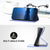 For Samsung Galaxy Z Fold4 5G Carbon Fiber Leather Phone Case With Lanyard - Coffee