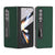 For Samsung Galaxy Z Fold4 5G Phone Case With Holder - Silky Soft Edge - Coffee