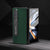 For Samsung Galaxy Z Fold4 5G Phone Case With Holder - Silky Soft Edge - Coffee
