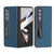 For Samsung Galaxy Z Fold4 5G Phone Case With Holder - Silky Soft Edge - Coffee