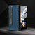 For Samsung Galaxy Z Fold4 5G Phone Case With Holder - Silky Soft Edge - Coffee