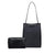 Large Apple Macbook Shoulder / Messenger Bag - Handheld - Black + Black Pu Power Bag