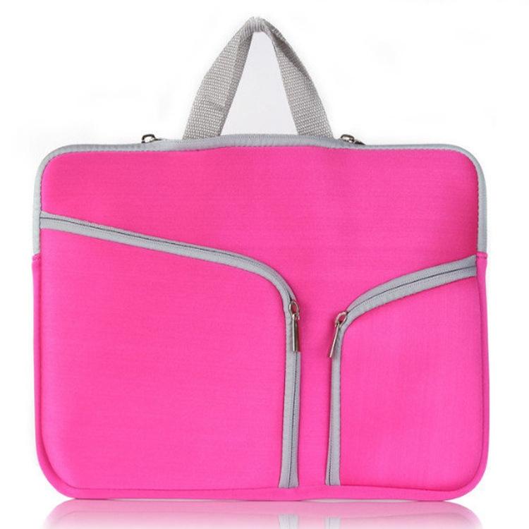 14 Inch Multi-Pocket Laptop Liner Bag For Diving Material - Mint Green