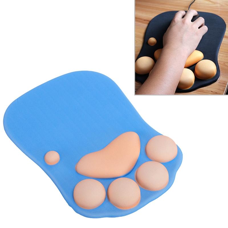 Soft Non Slip Cat Claw Mouse Pad - Dark Blue