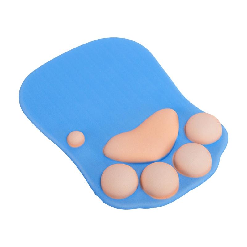 Soft Non Slip Cat Claw Mouse Pad - Dark Blue