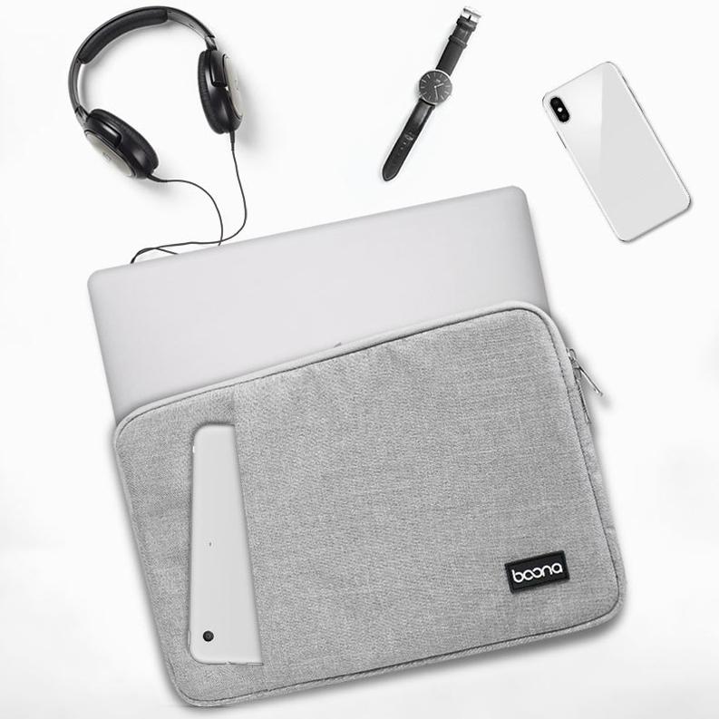 13 Inch Protective Laptop Liner Bag Cover - Gray