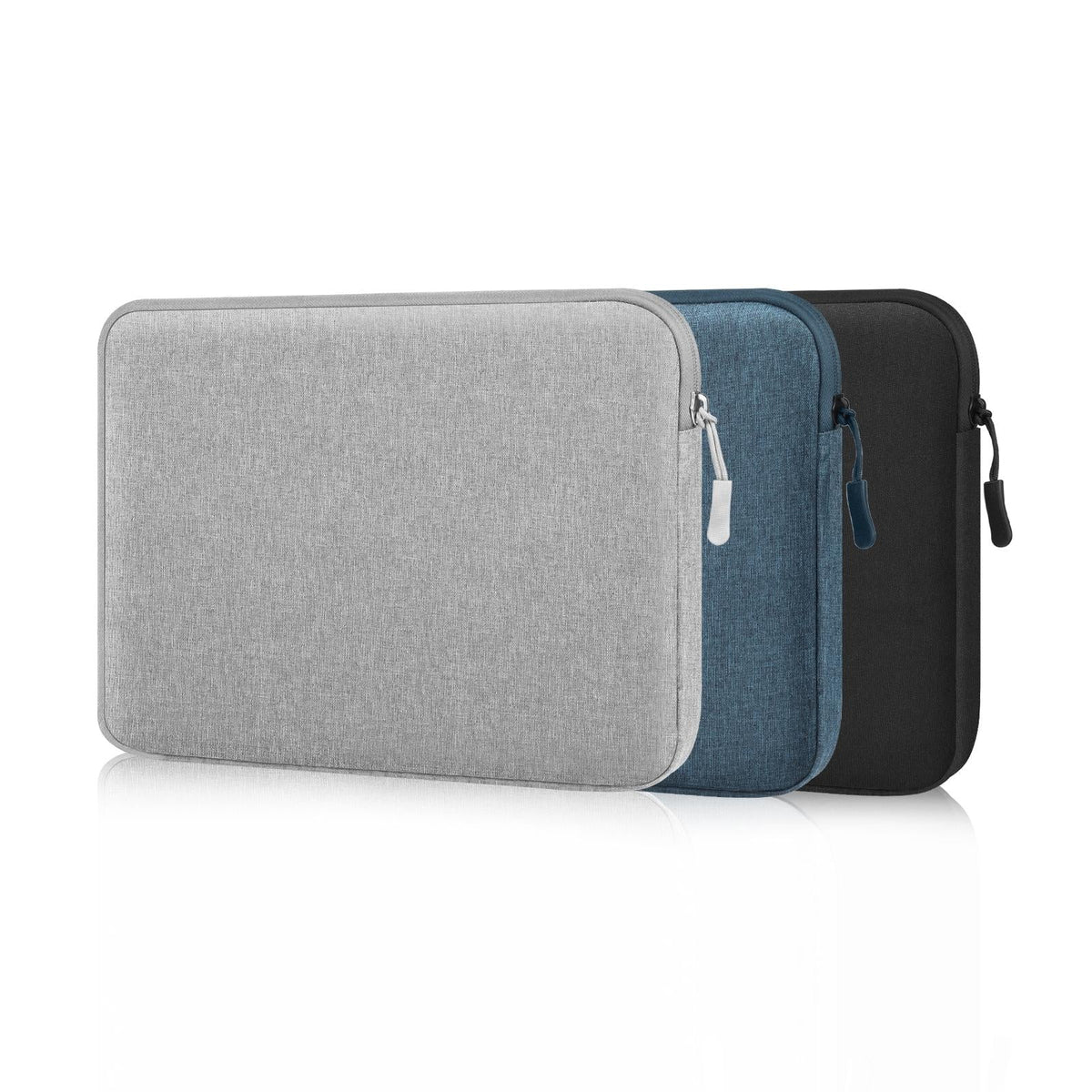11 Tablet Sleeve Briefcase for 9.7-11.0 Tablets - Zipper Closure - Dark Blue