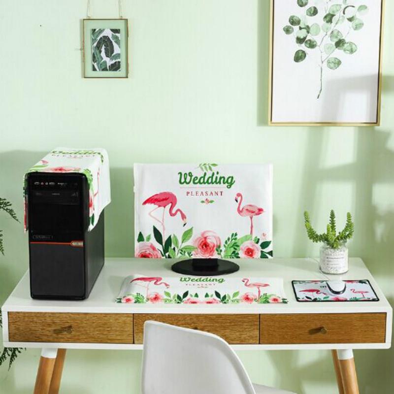 Universal 3-in-1 Desktop Pc Dust Cover - Fits 25-27 Inch - Butterfly