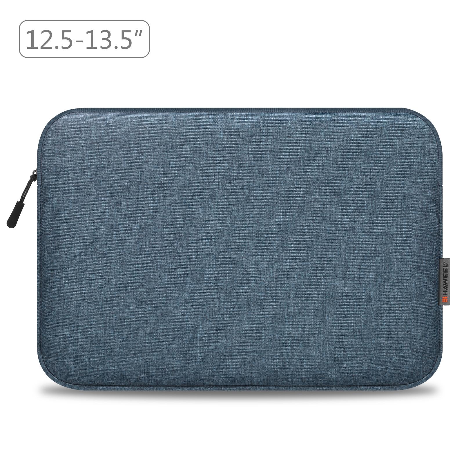 13 Laptop Sleeve Briefcase for 12.5-13.5 Laptops - Zipper Closure - Dark Blue