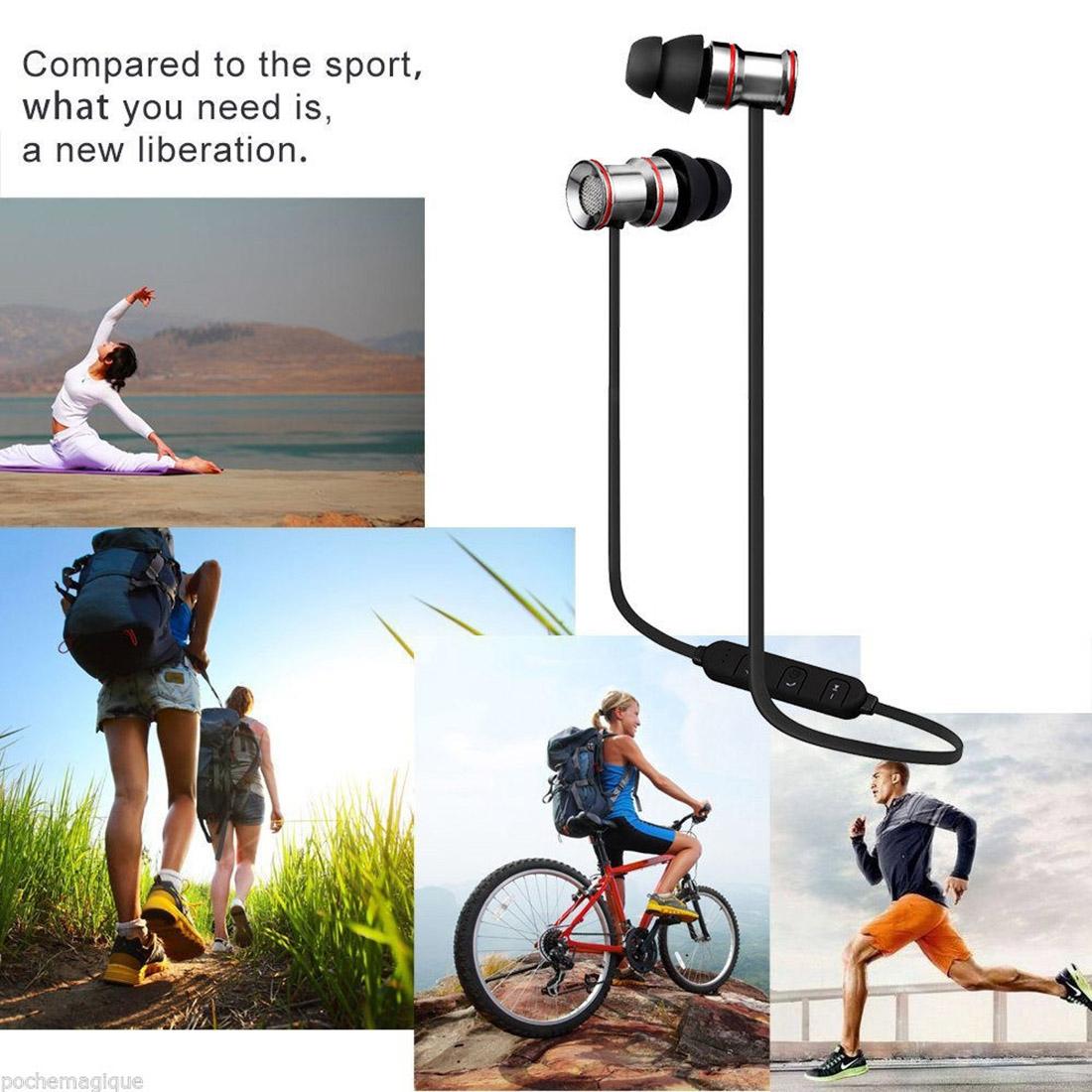 Waterproof Magnetic Sport Earbuds With Mic - Wireless Bluetooth V4.1