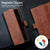 For Samsung Galaxy Z Fold4 5G Leather Texture Phone Case - Pu Tpu - Champagne