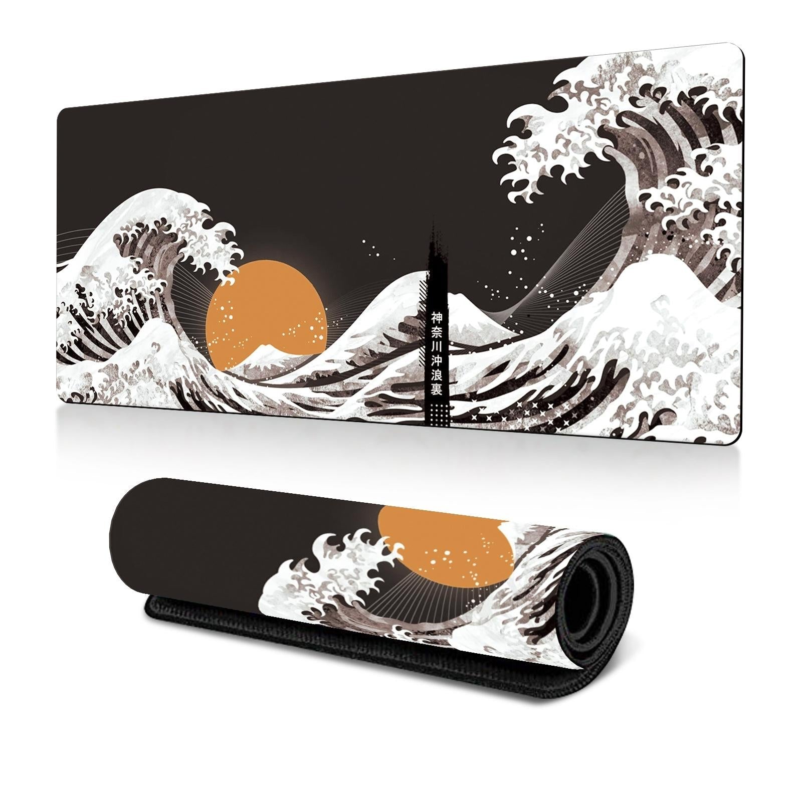 Non Slip Gaming Mouse Pad Big Wave Design - No.28 - 400X900X2Mm