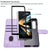For Samsung Galaxy Z Fold4 5G Smooth Leather Phone Case - Line Pattern - Coffee