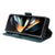 For Samsung Galaxy Z Fold4 5G Leather Dual Buckle Phone Case - Green