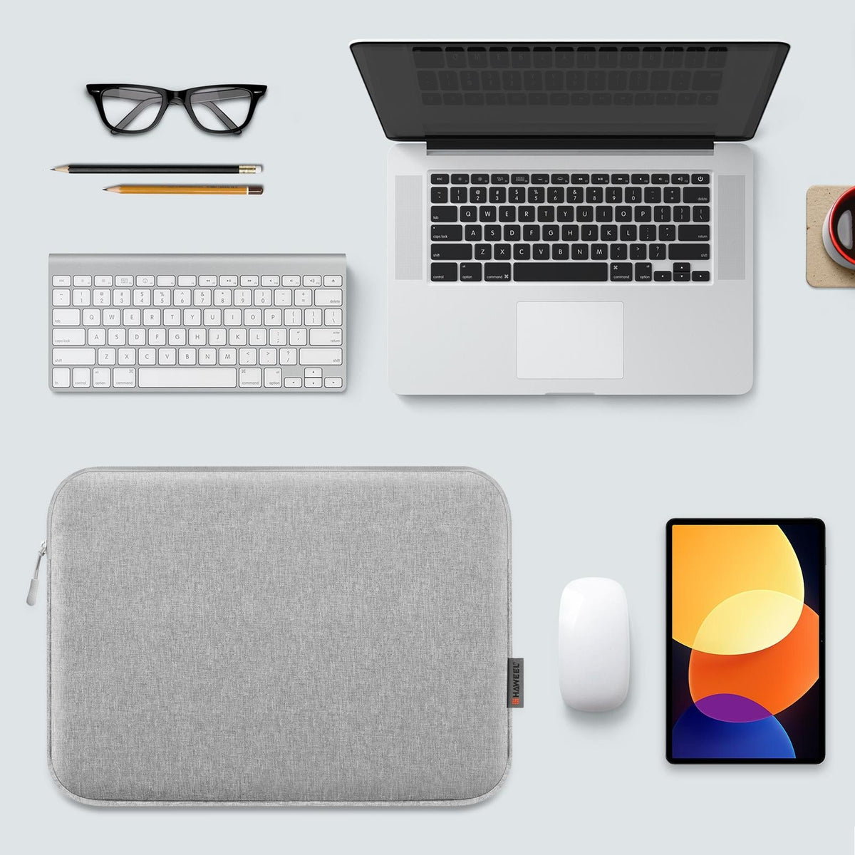 15-16.7 Inch Laptop Briefcase Bag with Zipper for 16 Inch Sleeve - Dark Blue