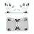 Adjustable Folding Laptop Desk with Non-slip W-shaped Legs - Portable and Compact - Hcb5116D