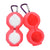 2-pack Golf Silicone Double-ball Protection Sleeves - Dark Blue