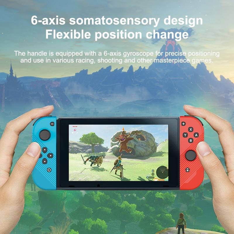 Switch Joy Con Tooth Gamepad - Compact And Colourful - Nt9687D