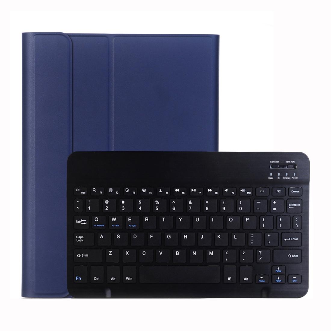 10.2 Ipad Bluetooth Keyboard Case With Stand - Ultra-Thin &amp; Detachable - Dark Blue