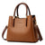 Stylish Bean Sand Tote Bag High Capacity - Brown