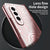 For Samsung Galaxy Z Fold4 5G Foldable Electroplated Phone Case - Mechanical Legend 4. - Black