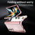 For Samsung Galaxy Z Fold4 5G Foldable Electroplated Phone Case - Mechanical Legend 4. - Black