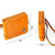 Rfid Leather Wallet with Lanyard - Multi-functional - Coffee