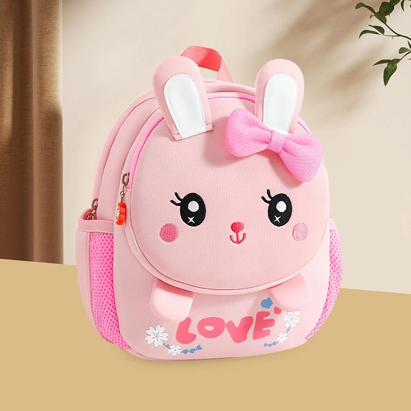 Kids' Cartoon Anti-lost Backpack - Colourful Design - Pig Pig Duck