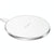 15W Round Wireless Charger Fast Charge - Mirror Black