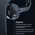 Bluetooth V5.2 Single Earhook Business Headset - M99 - Black + White