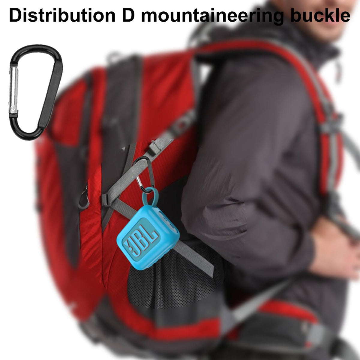 Silicone Protective Case for Jbl Go 4 Bluetooth Speaker - Blue