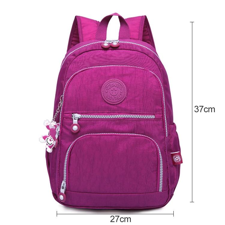 Versatile Teen Backpack for School & Travel - 27x13x37cm - Coffee