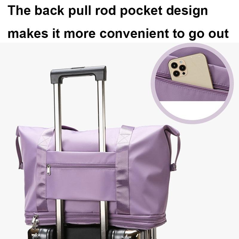 Waterproof Fitness Bag - Large Size - Purple Red