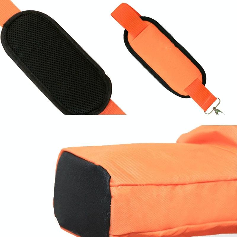 Portable Nylon Golf Bag - Lightweight and Durable - Orange