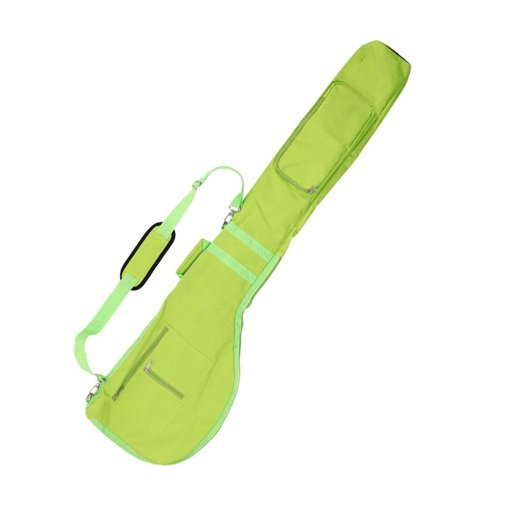Portable Nylon Golf Bag - Lightweight and Durable - Orange