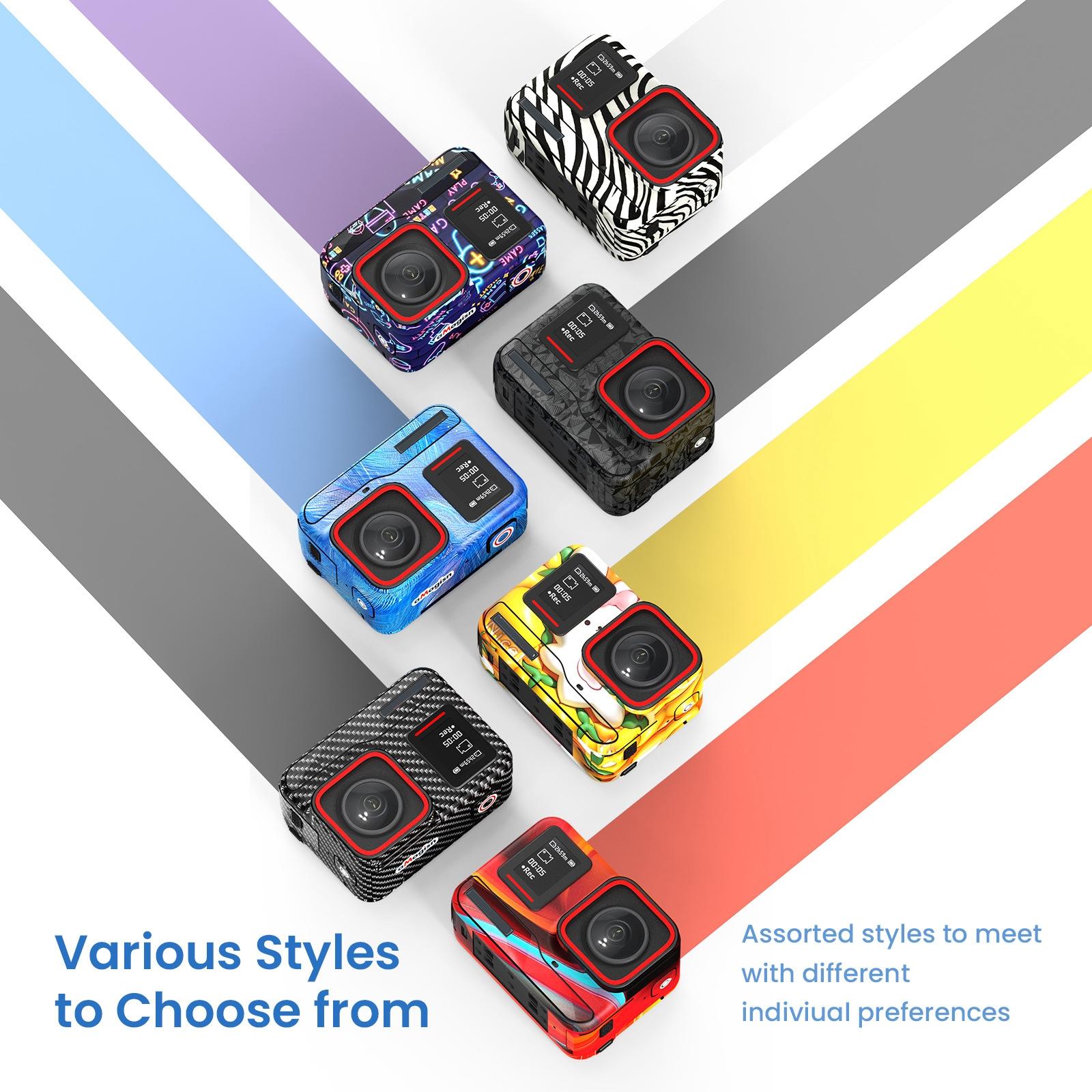 Sports Camera Accessories for Insta360 Ace Pro - Amagisn Body Sticker - Neon