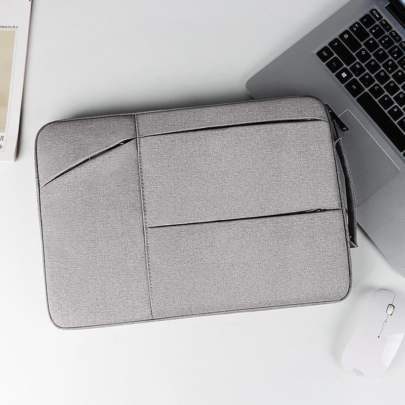 13.3 Inch Waterproof Laptop Handbag with Shock-absorbing Capacity - Deep Sky Gray
