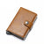 Secure Rfid Blocking Aluminum Card Case - Coffee