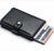 Secure Rfid Blocking Aluminum Card Case - Coffee