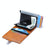 Secure Rfid Blocking Aluminum Card Case - Coffee