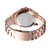 Men Casual Sports Watch with Large Dial and Steel Band - Silver-Steel Belt