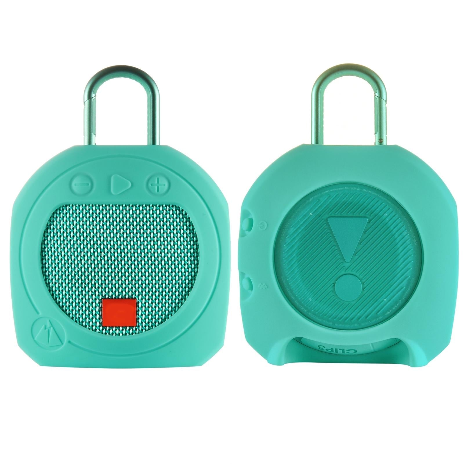 Protective Cover for Jbl Clip 3 Bluetooth Speaker - Anti-fall Silicone Storage - Turquoise